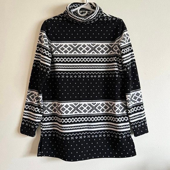 Size XS (2/4) Lands End Fleece Pull Over Turtleneck - Picture 1 of 9